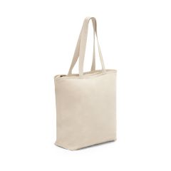 HACKNEY, 100% bombažna vrečka z zadrgo (280 g/m²), Svetloba naravna, 92926-150
