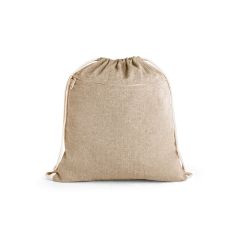 CHANCERY, Drawstring bag in recycled cotton (70%), polyester (30% rPET) (140 g/m²), 92928