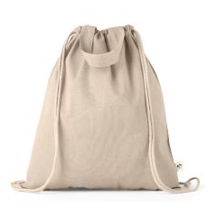 RISSANI, Drawstring bag with recycled cotton (70%) and polyester (30% rPET) (140 g/m²), 92936