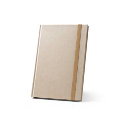 DICKINSON, A5 hardcover notebook made of sugar cane paper (80% sugar cane) with lined pages, Natural, 93286-160