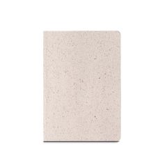 Blocco per appunti organico semi-rigido A5 con copertina semi-rigida in materiale organico di elefante (80%), Luce naturale, 93288-150