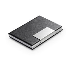REEVES, Aluminium- und PU-Kartenhalter, Schwarz, 93307-103