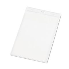 WHITMAN, porta badge verticale in PVC, bandiera, 93359-110