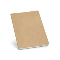 KOSTOVA, A5 notebook with lined sheets, Natural, 93439-160