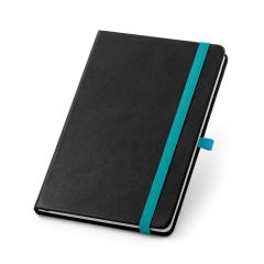 ROTH, A5 notebook in PU with lined sheets, Light blue, 93592-124