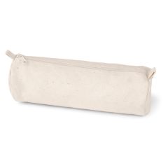 SCHOOLI, astuccio per matite in tela di cotone 100% (290 g/m²) con design cilindrico, Luce naturale, 93607-150