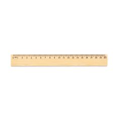 WESLEY 20, Pine wood ruler with 20 cm scale, Light natural, 93660-150