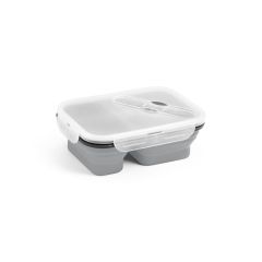 DILL, scatola per il pranzo, contenitore ermetico retraibile in silicone e PP (480 e 760 mL), 93848