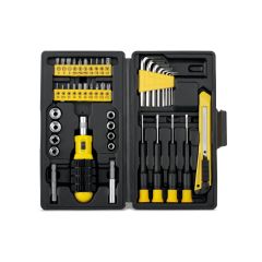 TUFF, set di utensili da 45 pezzi, nero, 94019-103