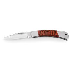 FALCON II, coltello tascabile in acciaio inox e legno, Naturale scuro, 94031-170