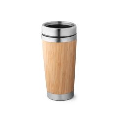 PIETRO, Bamboo and stainless steel travel cup 500 mL, Natural, 94241-160