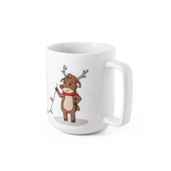 REINDEER, Mug with Christmas print 330 mL, White, 94282-106