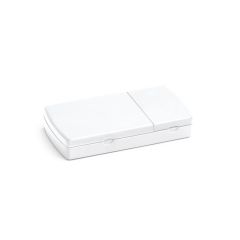 NERO, porta pillole con 2 divisori, bianco, 94307-106