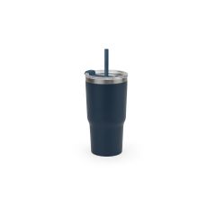 JOYNER M, Compact stainless steel travel cup (91% recycled) with vacuum insulated double wall and matt finish 600 mL, 94372