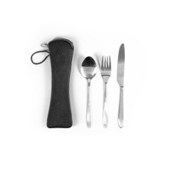 WILEY, 3-piece stainless steel cutlery set, Satin silver, 94387-127