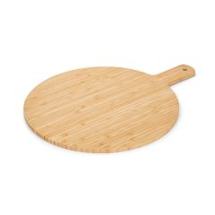 CHEESANO, Round shaped bamboo serving board, Natural, 94393-160