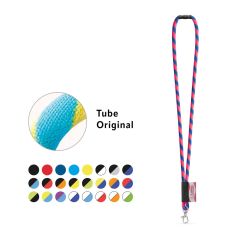 WISBECH, SET Lanyard TUBE Long (Ø 7 mm) with Hook Trigger Snap 9 mm and safety lock Ø 7 mm, 94422