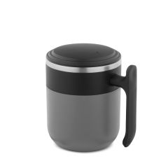MALDINI, borraccia da viaggio con interno in acciaio inox e finitura opaca, 400 mL, 94439
