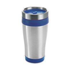 BATUM, bicchiere da viaggio in acciaio inox e PP da 420 mL, 94625
