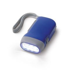 EDDIE, torcia dinamo con 3 LED, blu, 94720-104