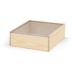 BOXIE CLEAR L, Holzkiste L, Dunkles Natur, 94945-170