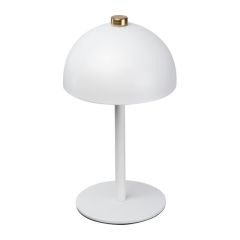 Tischlampe aus Edelstahl, Weiß, MA9499706