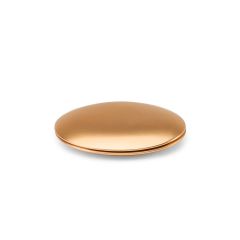 KAYLA, Double-sided round aluminum mirror with magnetic closure, 95097