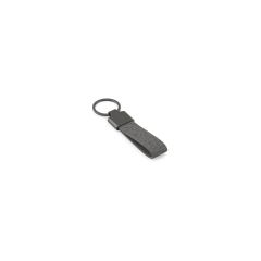 RAVEN, Rectangular-shaped keyring made of metal and recycled pet (30% recycled), Dark grey, 95098-133