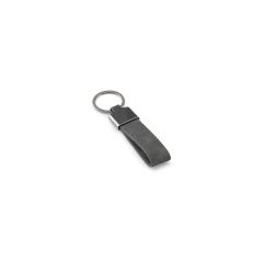 VAUGHN, set composto da portacarte e portachiavi, entrambi in metallo e poliestere riciclato (30% rPET), grigio scuro, 95100-133