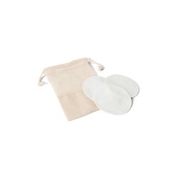ELISE, Set of 3 washable and reusable facial cleansing pads, Natural, 95113-160