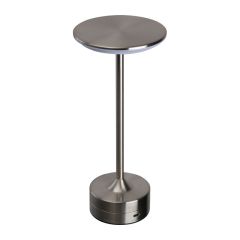 Tischlampe aus Edelstahl, grau, MA9518107