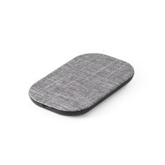 RENEWAL CHARGER, Fast 10W wireless charger in recycled PET (100% rPET), Grey, 97093-113