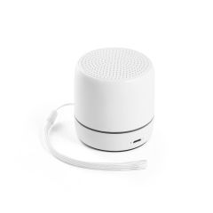 TURING, altoparlante portatile 3W con 4 ore di autonomia su ABS riciclato (100% rABS), 97097