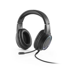 Thorne Headset RGB, ABS gaming headphones with cable, microphone and RGB LED lights, Black, 97135-103