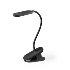 NESBIT II, prijenosna stolna lampa s kopčom i 30h autonomije pri 65% rABS, crno, 97141-103