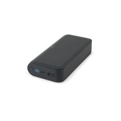 BECKER 20, power bank 20.000 mAh in ABS riciclato (100% rABS) con caricatore wireless superveloce da 15W, nero, 97144-103