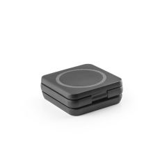 BROGLIE, Super fast 15W 4-in-1 magnetic wireless charger in recycled ABS (100% rABS), Black, 97169-103