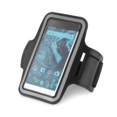 CONFOR, Sportarmband aus PU und Softshell für 65" Smartphone, Schwarz, 97207-103