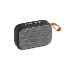 GANTE, altoparlante portatile 3W con 2h di autonomia in poliestere e ABS, grigio, 97395-113