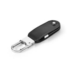 BRAGG 8GB, USB spomin z 8GB v PU in s karabinčkom, črna, 97438-103