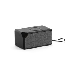 GRUBBS, altoparlante portatile ABS con ricarica wireless, nero, 97933-103