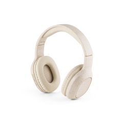 FEYNMAN, Foldable wireless headphones with 4-hour battery life in wheat straw and ABS, Natural, 97939-160