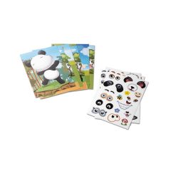 MADAGASCAR, Sticker-Set mit sechs Blättern, Weiß, 98002-106