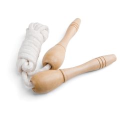 JUMPI, Springseil mit Holzgriffen, Natürliches Licht, 98031-150