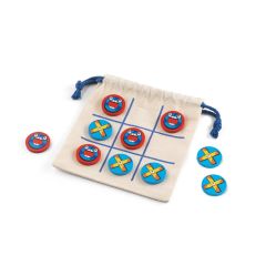 CROSSES, gioco tris classico in compensato da 10 pezzi, Luce naturale, 98097-150