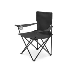 THRONE, sedia pieghevole in 600D, nero, 98131-103
