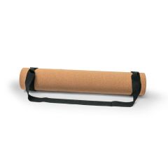 GERES, Exercise mat for yoga made of cork and TPE, Up to 3.7 mm thick, Natural, 98138-160