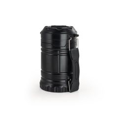 OLYMPOS, 2-in-1 Laterne aus ABS und PS, Schwarz, 98143-103