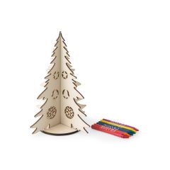 PINERY, Collapsible wooden Christmas tree to colour, Light natural, 98153-150