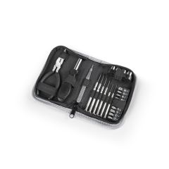 BESSEMER, 24-teiliges Mehrzweck-Werkzeugset aus Karbonstahl, Schwarz, 98172-103